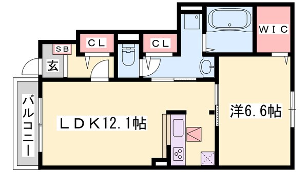 山陽天満駅 徒歩10分 1階の物件間取画像